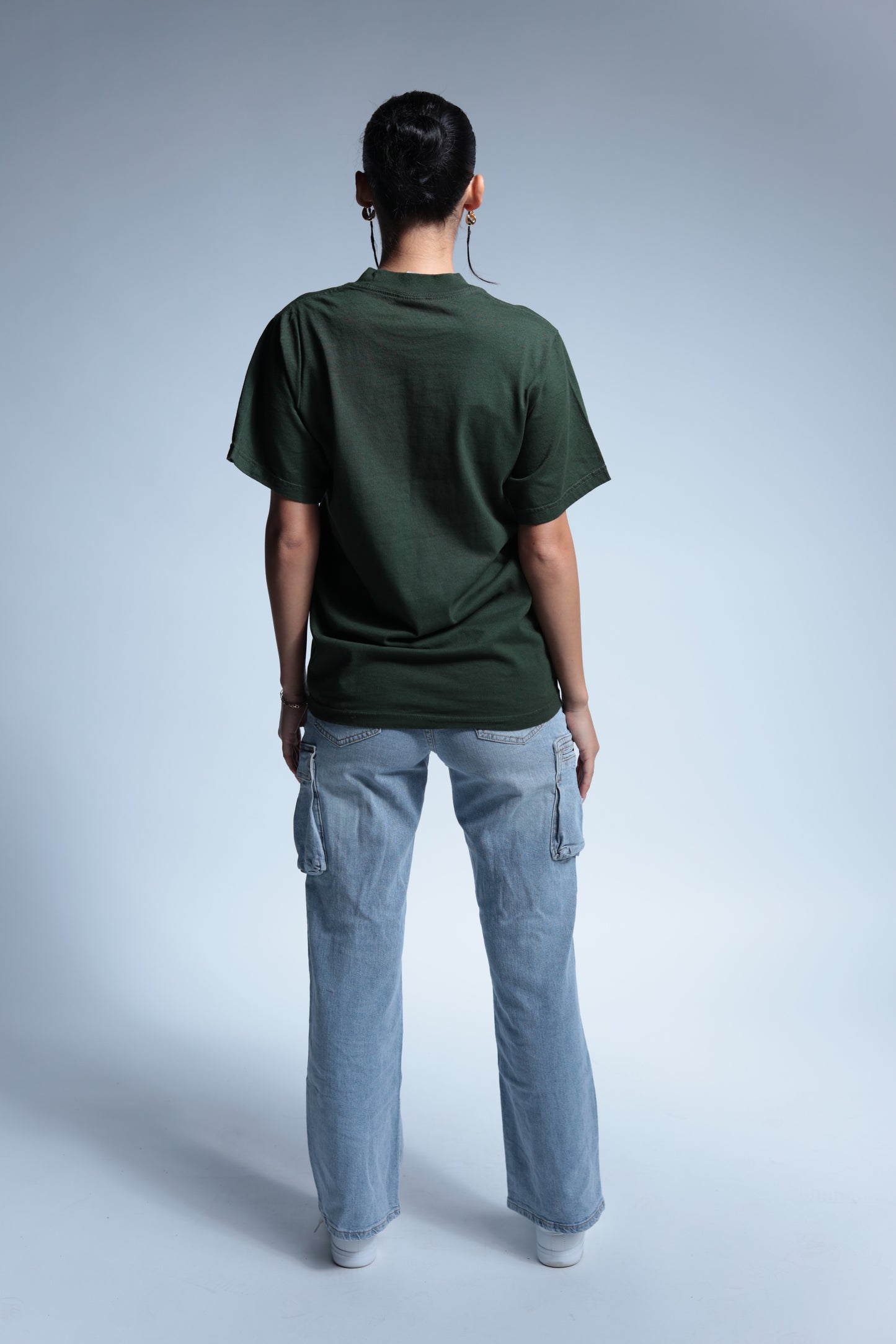 Pocket Monsters inspired design green shirt