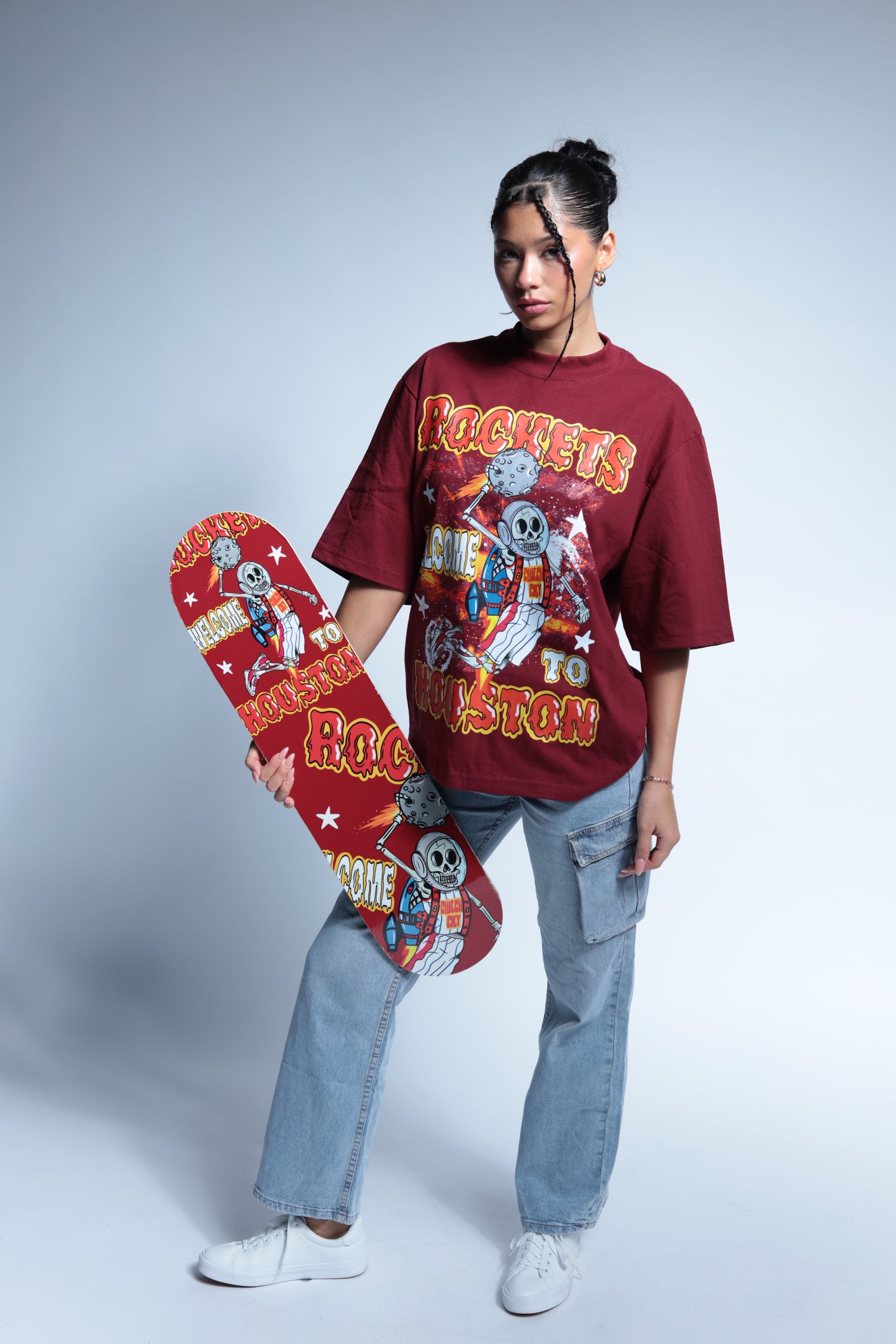 Rocket Welcome to Houston short sleeve Red