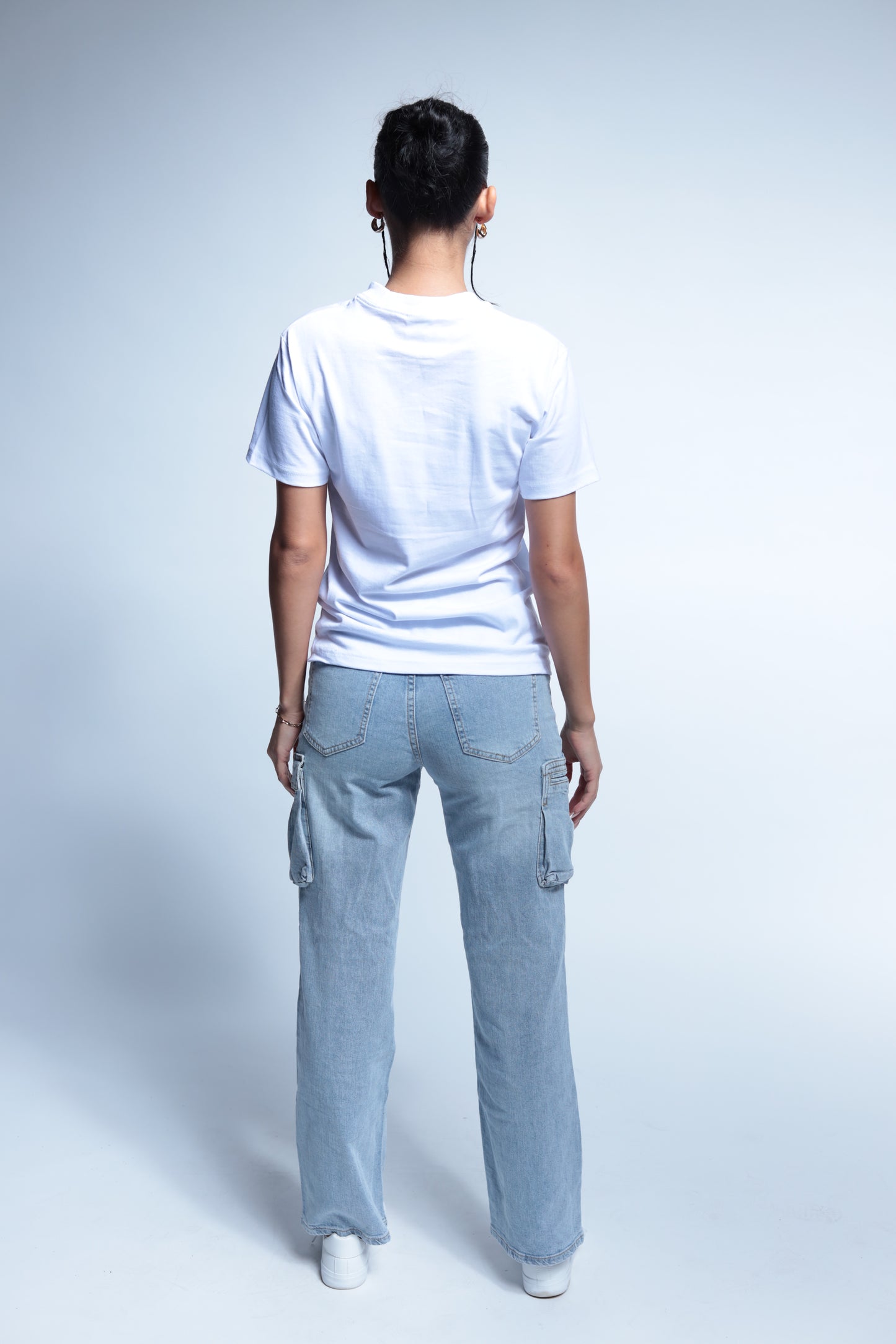 Rocket Houston Classic throwback style short sleeve tee white