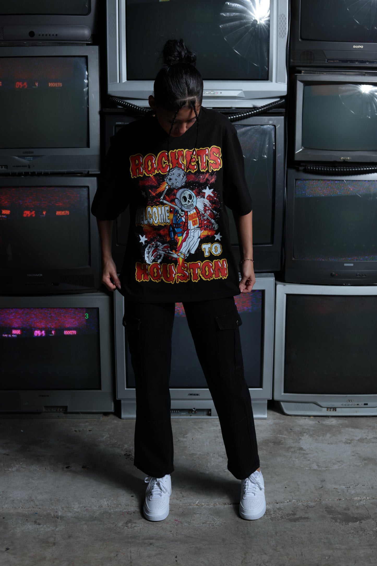 Rocket Welcome to Houston short sleeve black