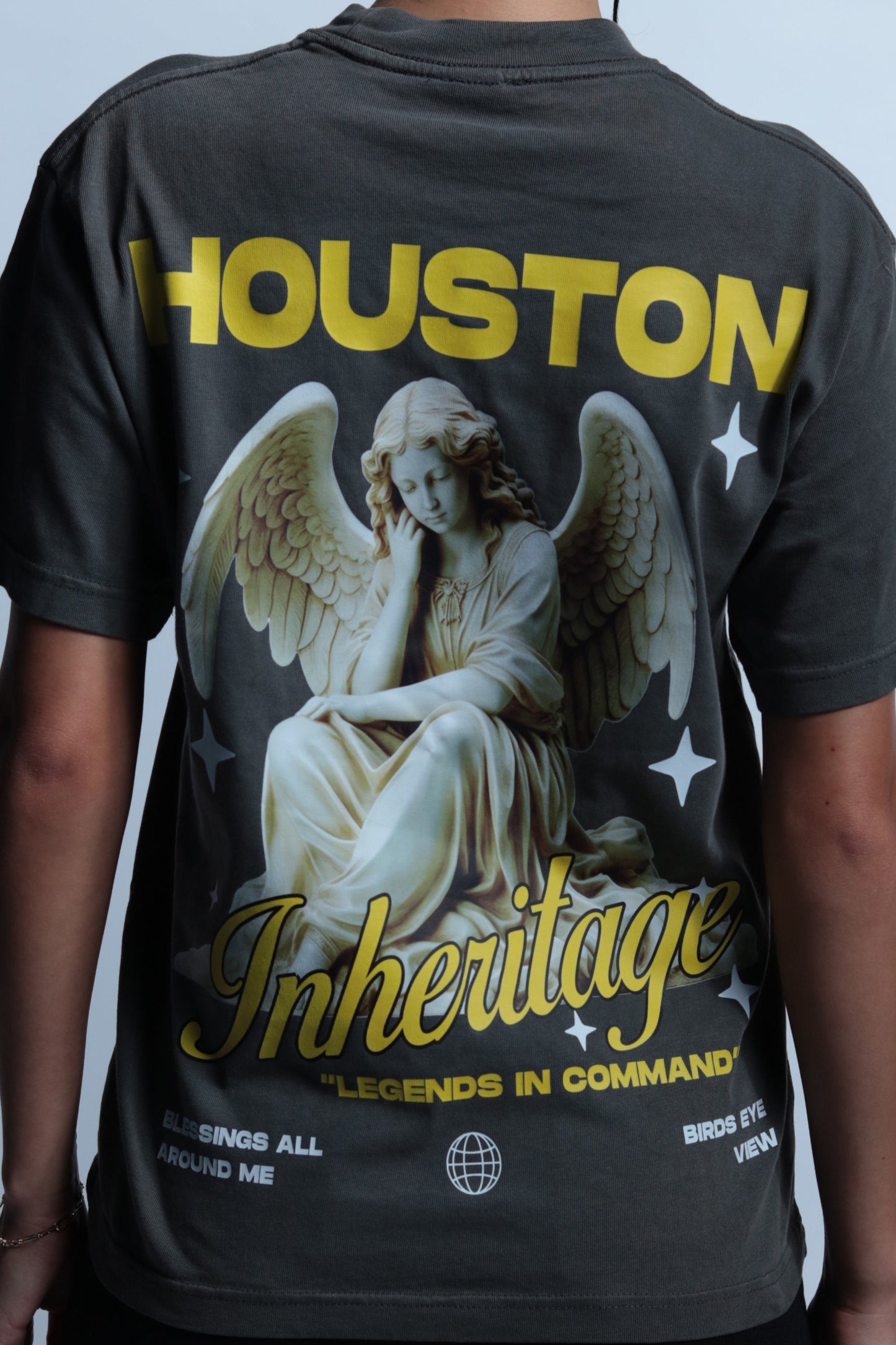 "Houston" Angels graphic tee