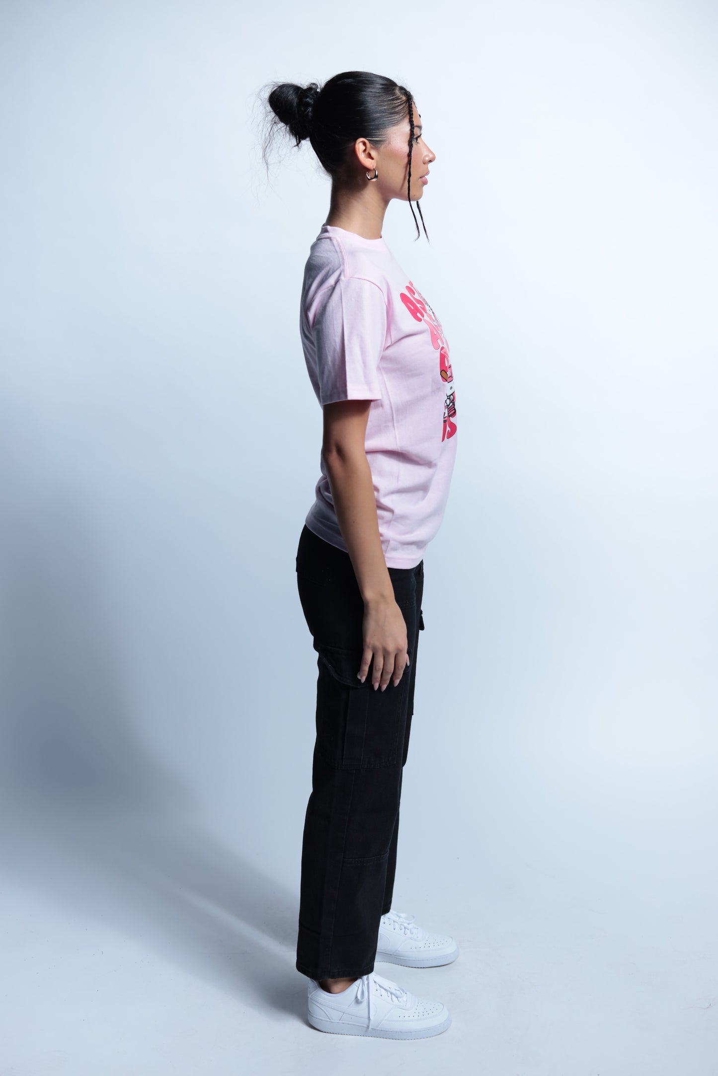 Houston Hello Kitty style Astros graphic tee