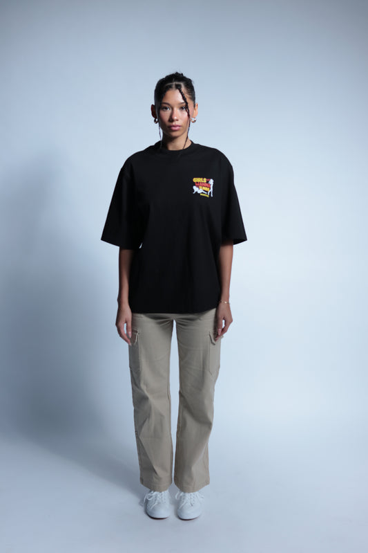 "Girls Just wanna have Funds" short sleeve oversized tee