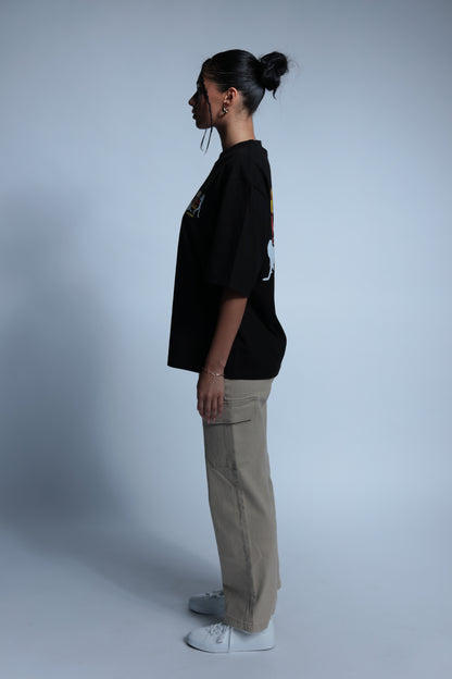 "Girls Just wanna have Funds" short sleeve oversized tee