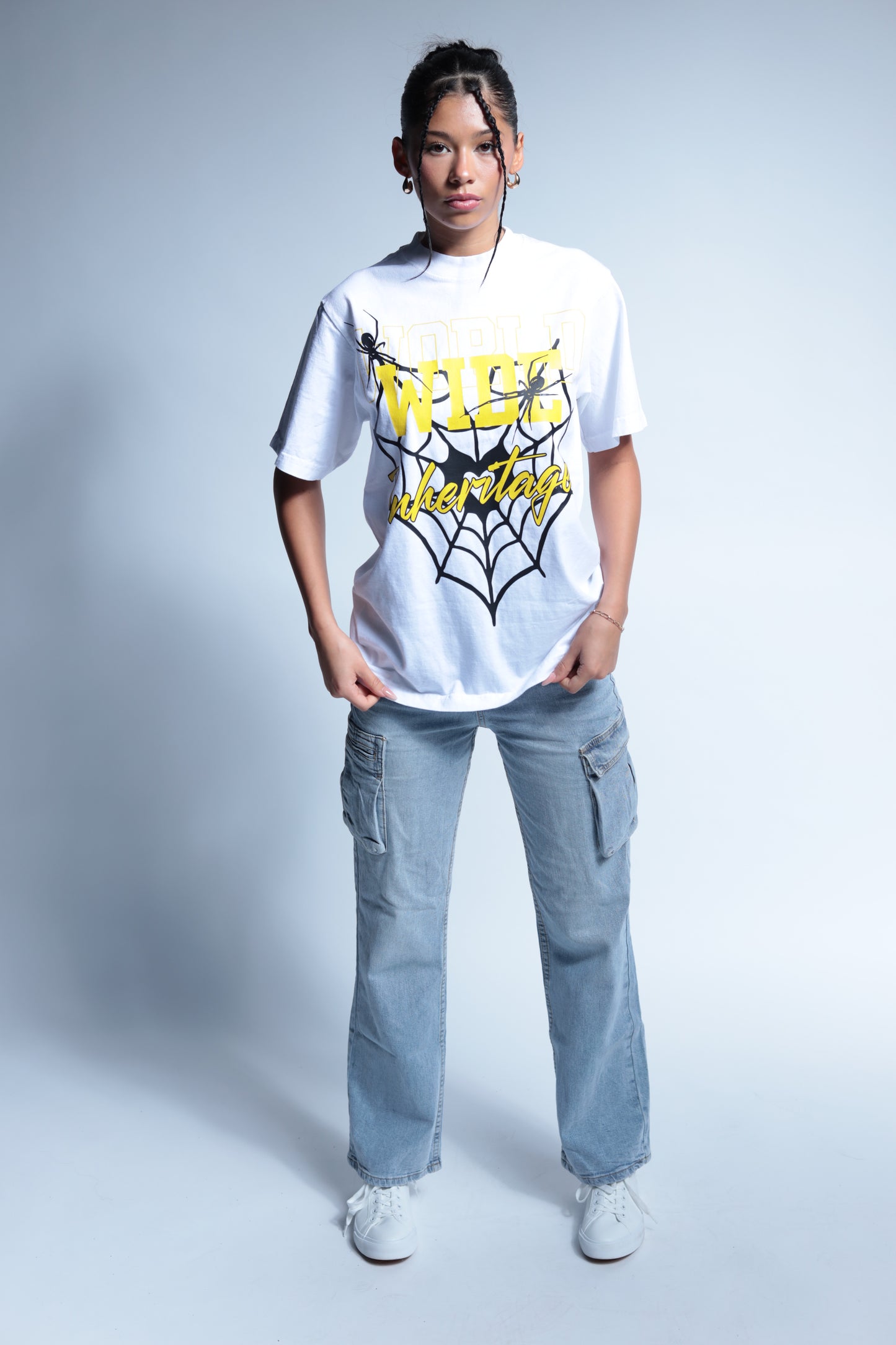 "Worlwide" Inheritage white tee