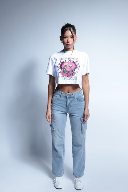 Romantic Love Crop shirt