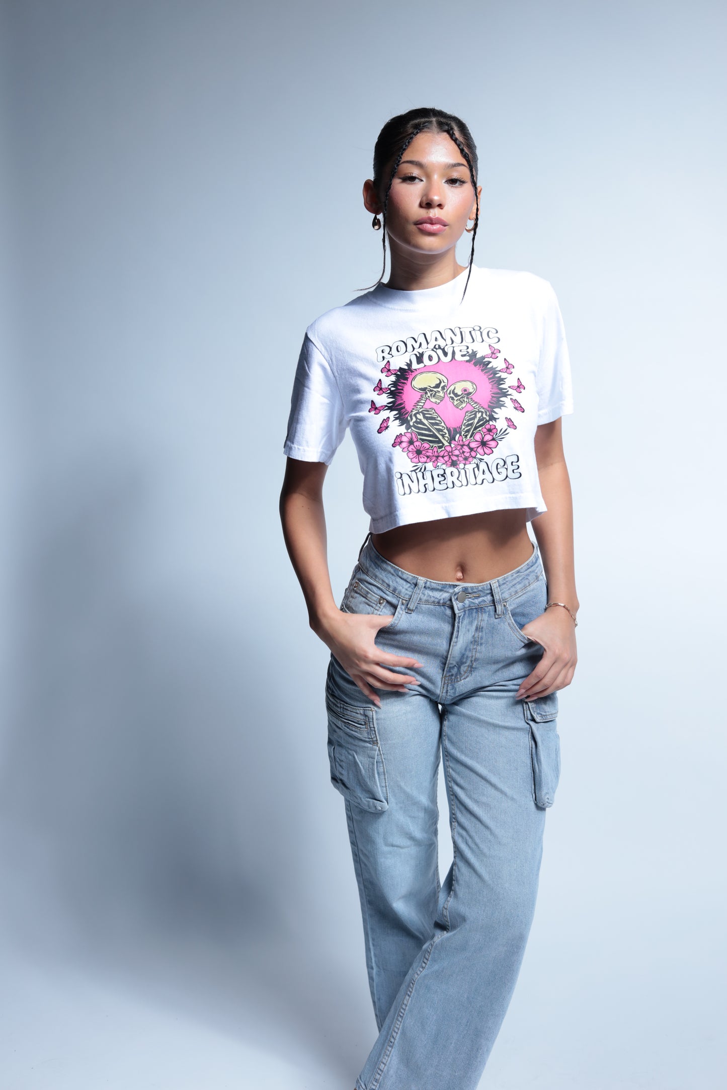 Romantic Love Crop shirt