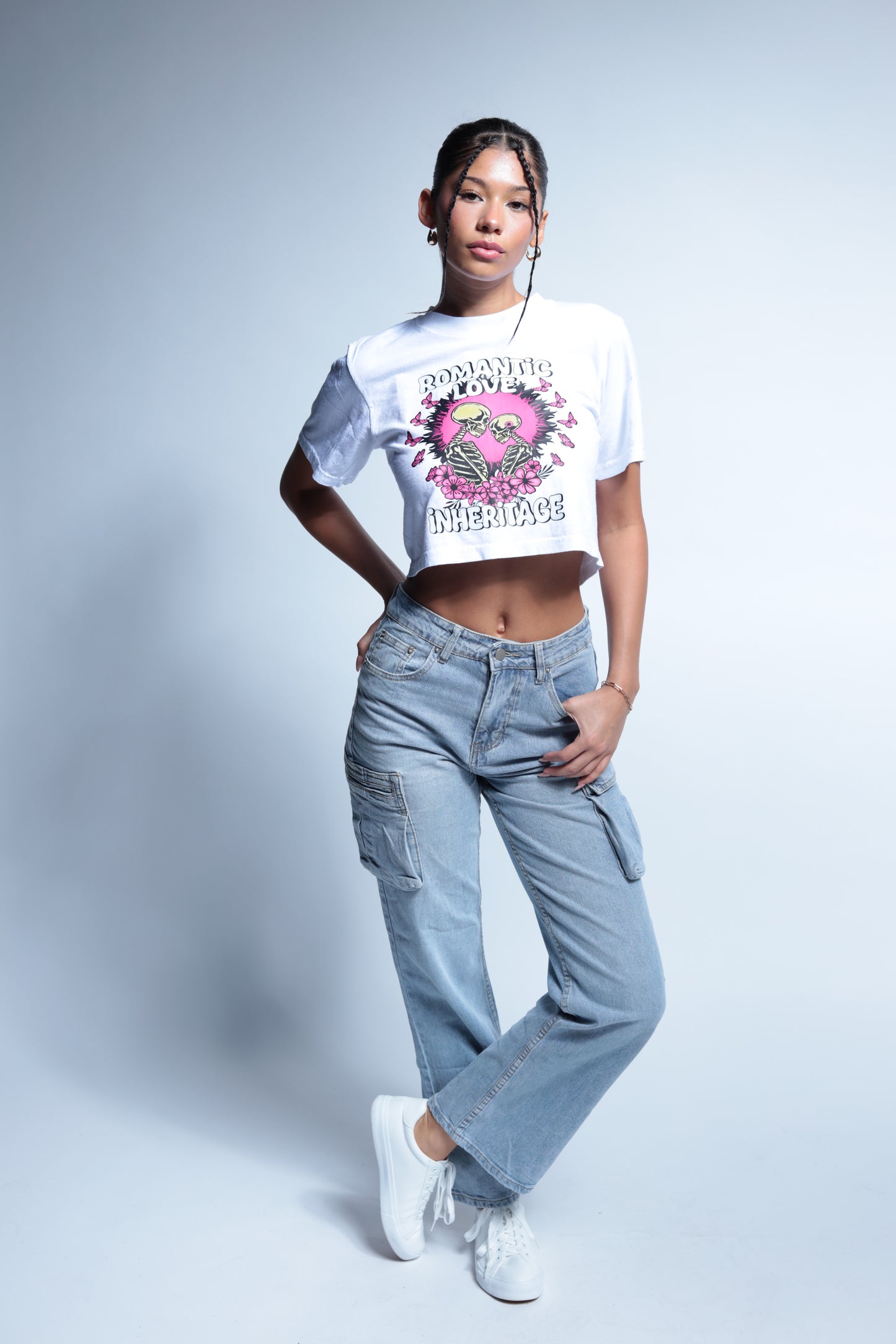 Romantic Love Crop shirt