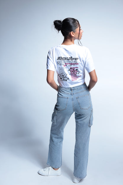 Romantic Love Crop shirt