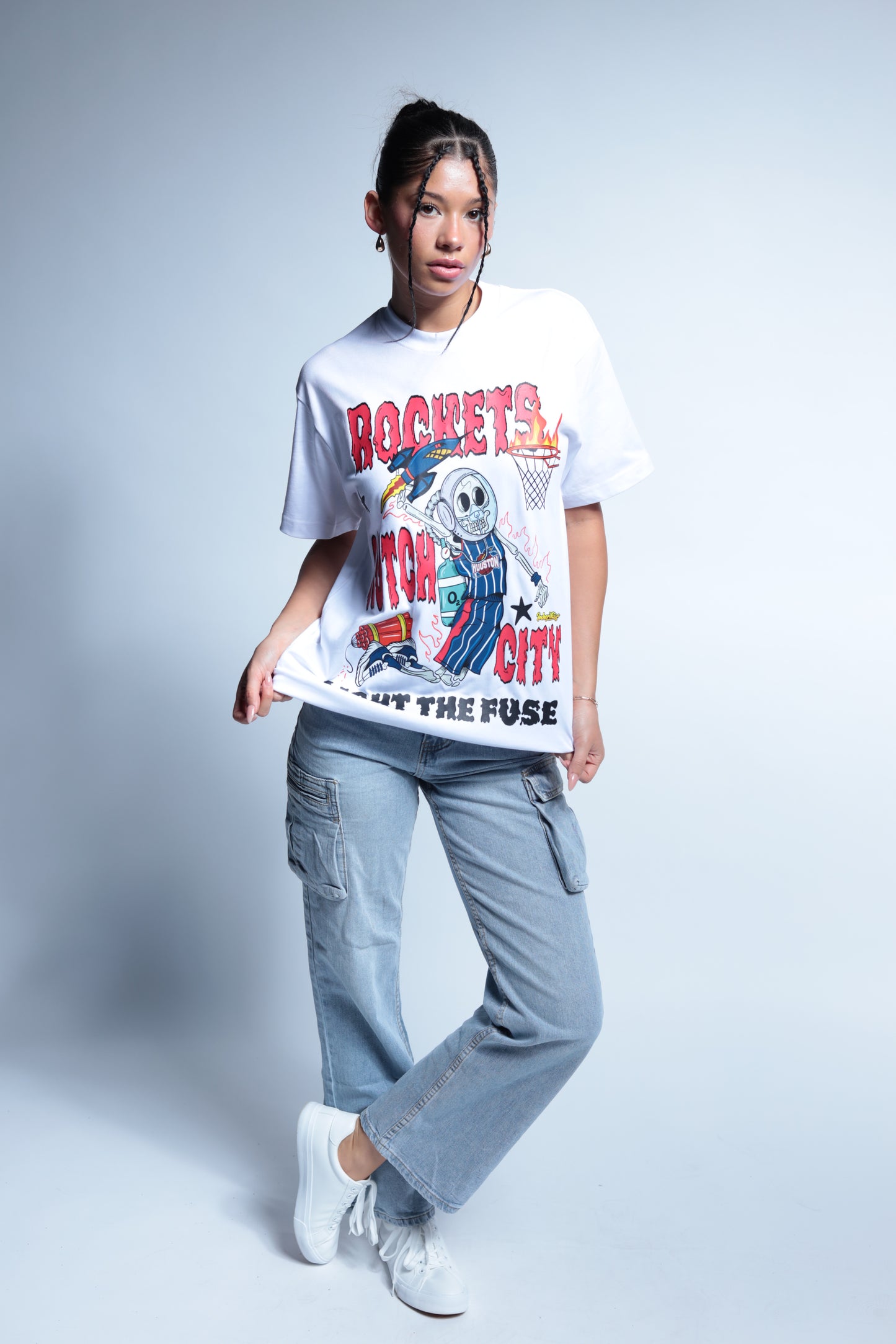 Rocket Light the fuse Short sleeve white