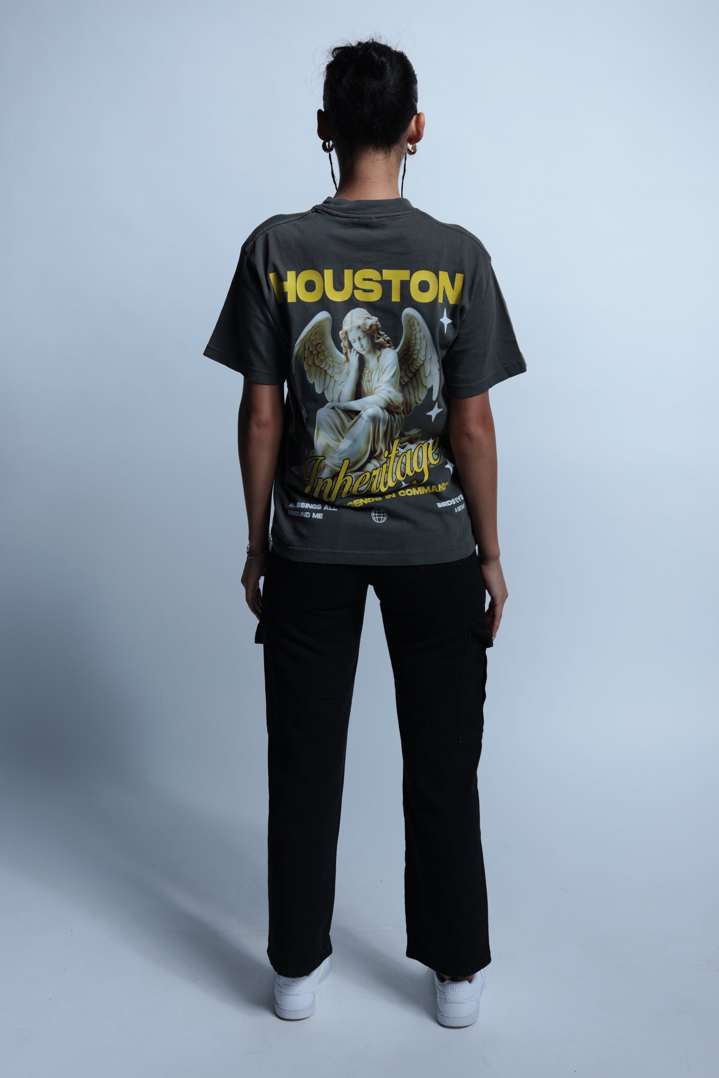 "Houston" Angels graphic tee