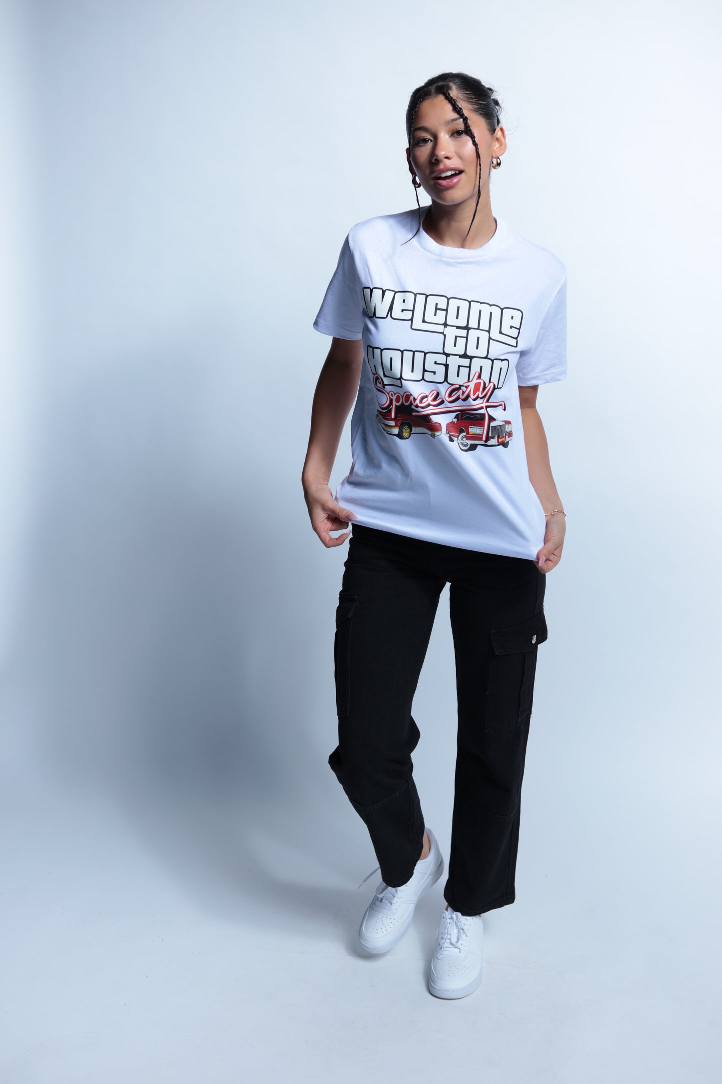 Welcome to Houston Space City White tee